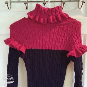 Detailing neck sweather dress 👗